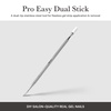 image:imageohora Care Pro Easy Dual Stick  Stainless Steel Professional Salon Quality Nail Art Tools for Salon amp Home