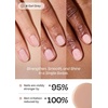 image:imageohora Nail Strengthener amp Press On Duo  Repair Strengthen amp Style  Includes Natural Glow Milk Syrup Nail Strengthener Earl Grey 15mL amp Gel Press On Nails Cherry Pop for Healthy SalonQuality N