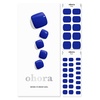 image:imageohora Semi Cured Gel Nail Set of 2 P Cobalt Blue amp N Cream Indigo  Professional SalonQuality Nail Care