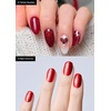 image:imageohora Semi Cured Gel Nail Strips 2025 Christmas Set N Santa Cane amp N Red Chrome  Works with Any Lamps SalonQuality Long Lasting Easy to Apply amp Remove2025 Christmas Set N Tartan Bustier  N Red Chrome