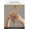 image:imageohora Semi Cured Gel Nail Strips N Bare Brick  Works with Any Lamps SalonQuality Long Lasting Easy to Apply amp Remove  Includes 2 Prep Pads Nail File amp Wooden Stick
