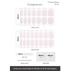 image:imageohora Semi Cured Gel Nail Strips N Glazed Donut  Extended Size Range Works with Any Lamps SalonQuality Long Lasting Easy to ApplyampRemove  Includes 2Prep Pads Nail FileampWooden Stick