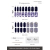 image:imageohora Semi Cured Gel Nail Strips N Mulberry  Red Ombre Works with Any UVLED Lamps SalonQuality Long Lasting Easy to Apply amp Remove  Includes 2 Prep Pads Nail File amp Wooden StickN Lunar Eclipse