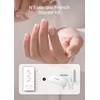image:imageohora Semi Cured Gel Nail Strips N Mulberry  Red Ombre Works with Any UVLED Lamps SalonQuality Long Lasting Easy to Apply amp Remove  Includes 2 Prep Pads Nail File amp Wooden StickN Essential French Starter Kit