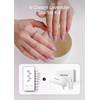image:imageohora Semi Cured Gel Nail Strips N Mulberry  Red Ombre Works with Any UVLED Lamps SalonQuality Long Lasting Easy to Apply amp Remove  Includes 2 Prep Pads Nail File amp Wooden StickN Cream Lavender Starter Kit