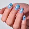 image:imageohora Semi Cured Gel Nail Strips N Ocean Stars  Blue Art Works with Any Lamps SalonQuality Long Lasting Easy to Apply amp Remove  Includes 2 Prep Pads Nail File amp Wooden Stick