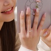 image:imageohora Semi Cured Gel Nail Strips N Petal Moment  Marble Chrome Pink Works with Any Lamps SalonQuality Long Lasting Easy to Apply amp Remove  Includes 2 Prep Pads Nail File amp Wooden Stick