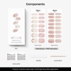 image:imageohora Semi Cured Gel Nail Strips N Petal Moment  Marble Chrome Pink Works with Any Lamps SalonQuality Long Lasting Easy to Apply amp Remove  Includes 2 Prep Pads Nail File amp Wooden Stick