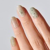 image:imageohora Semi Cured Gel Nail Strips N Puffy Bloom  Marble 3D Green Gold Works with Any Lamps SalonQuality Long Lasting Easy to Apply amp Remove  Includes 2 Prep Pads Nail File amp Wooden Stick