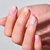 image:imageohora Semi Cured Gel Nail Strips N Tropical Starfish  Beige Art Works with Any Lamps SalonQuality Long Lasting Easy to Apply amp Remove  Includes 2 Prep Pads Nail File amp Wooden Stick