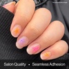 image:imageohora Semi Cured Gel Nail Strips N Tropical Starfish  Beige Art Works with Any Lamps SalonQuality Long Lasting Easy to Apply amp Remove  Includes 2 Prep Pads Nail File amp Wooden Stick
