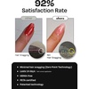 image:imageohora Semi Cured Gel Nail Strips N Tropical Starfish  Beige Art Works with Any Lamps SalonQuality Long Lasting Easy to Apply amp Remove  Includes 2 Prep Pads Nail File amp Wooden Stick