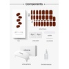 image:imageohora SemiCured Gel Nail Strips Value Set N Chilly Starter Kit Includes Full Size Lamp and Mini Remover SalonQuality Long Lasting Easy to Apply amp Remove
