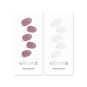 image:imageohora Semi Cured Gel Nail Set of 2 N Bare Plum amp N Bare Crystal  Professional SalonQuality Nail Care