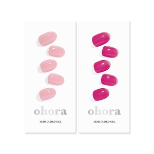 image:imageohora Semi Cured Gel Nail Set of 2 N Cream Pink amp N Tint Reddish  Professional SalonQuality Nail Care