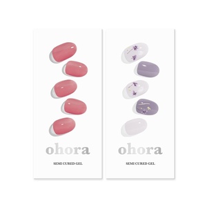 image:imageohora Semi Cured Gel Nail Set of 2 N Juliet amp N Dancing Flower  Professional SalonQuality Nail Care