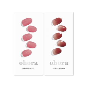 image:imageohora Semi Cured Gel Nail Set of 2 N Juliet amp N Fig Jam  Professional SalonQuality Nail Care