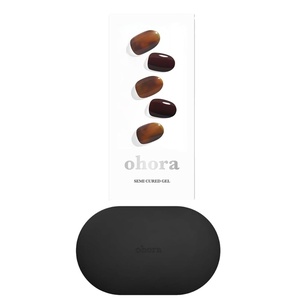 image:imageohora Semi Cured Gel Nail Set of 2 N Pumpkin Swirl amp Portable Lamp for Curing Gel Nail Art  Professional SalonQuality Nail Care  Easy to Use Comfortable Curing and Easy to Remove
