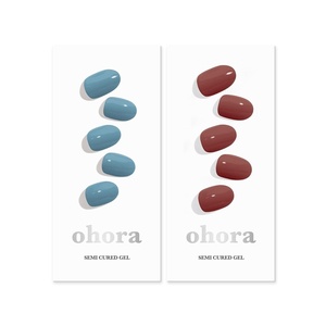image:imageohora Semi Cured Gel Nail Set of 2 N Washing Jean amp N Brick  Professional SalonQuality Nail Care