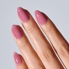 image:imageohora Gel Press On Nails Mauve Pink  Medium Oval Solid Pink  100 Real Gel No UV Lamp No Glue NonToxic  15 Sizes 30 Tips  14Day Waterproof Beginner Friendly