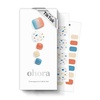 image:imageohora Semi Cured Gel Pedi Strips P Baccarat Blue  Works with Any Nail Lamps SalonQuality Long Lasting Easy to Apply amp Remove  Includes 2 Prep Pads Nail File amp Wooden StickP Before Sunset