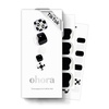 image:imageohora Semi Cured Gel Pedi Strips P Baccarat Blue  Works with Any Nail Lamps SalonQuality Long Lasting Easy to Apply amp Remove  Includes 2 Prep Pads Nail File amp Wooden StickP Checkmate