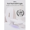 image:imageohora Care LED Lamp for Semi Cured Gel Nail Strips  6W Max 2 Timers 45s  60s Portable Lamp for Curing Nail Art for Gel Stickers and Strips Only