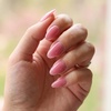image:imageohora Gel Press On Nails Mauve Pink  Medium Oval Solid Pink  100 Real Gel No UV Lamp No Glue NonToxic  15 Sizes 30 Tips  14Day Waterproof Beginner Friendly