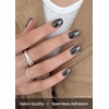 image:imageohora Semi Cured Gel Nail Set of 2 N Boba Chrome amp N Navy Chrome