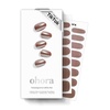 image:imageohora Semi Cured Gel Nail Set of 2 N Chocolate Chrome amp N Navy Chrome
