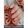 image:imageohora Semi Cured Gel Nail Strips N Afterglow  Blue Glitter Works with Any UVLED Lamps SalonQuality Long Lasting Easy to Apply amp Remove  Includes 2 Prep Pads Nail File amp Wooden StickN Lazy Sunday