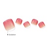 image:imageohora Semi Cured Gel Pedi Strips P Pink Bell  Works with Any Lamps SalonQuality Long Lasting Easy to Apply amp Remove  Includes 2 Prep Pads Nail File amp Wooden StickP Basic Mood