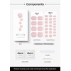 image:imageohora Semi Cured Gel Pedi Strips P Pink Bell  Works with Any Lamps SalonQuality Long Lasting Easy to Apply amp Remove  Includes 2 Prep Pads Nail File amp Wooden StickP Tutu