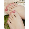 image:imageohora Semi Cured Gel Pedi Strips P Pink Bell  Works with Any Lamps SalonQuality Long Lasting Easy to Apply amp Remove  Includes 2 Prep Pads Nail File amp Wooden StickP Romeo
