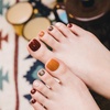 image:imageohora Semi Cured Gel Pedi Strips P Pink Bell  Works with Any Lamps SalonQuality Long Lasting Easy to Apply amp Remove  Includes 2 Prep Pads Nail File amp Wooden StickP Maple