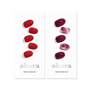 image:imageohora Semi Cured Gel Nail Set of 2 N Addict amp N Mulberry  Professional SalonQuality Nail Care