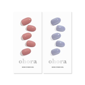 image:imageohora Semi Cured Gel Nail Set of 2 N Ash Pink amp N Cream Cloud  Professional SalonQuality Nail Care