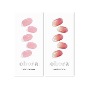 image:imageohora Semi Cured Gel Nail Set of 2 N Cream Pink amp N Basic Nails no1  Professional SalonQuality Nail Care