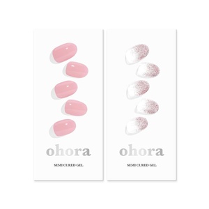 image:imageohora Semi Cured Gel Nail Set of 2 N Cream Pink amp N Basic Nails no3  Professional SalonQuality Nail Care