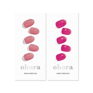 image:imageohora Semi Cured Gel Nail Set of 2 N Juliet amp N Tint Reddish  Professional SalonQuality Nail Care