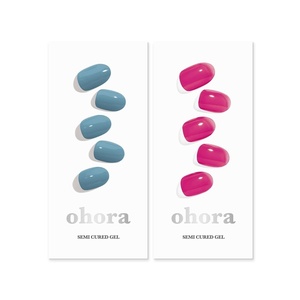 image:imageohora Semi Cured Gel Nail Set of 2 N Washing Jean amp N Tint Reddish  Professional SalonQuality Nail Care