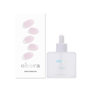 image:imageohora Semi Cured Gel Nail Set of 2 N Winter 002 amp Pro Easy Peel Remover  Professional SalonQuality Nail Care