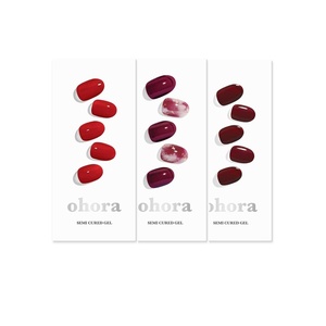 image:imageohora Semi Cured Gel Nail Set of 3 N Addict amp N Mulberry amp N Classic Burgundy  Professional SalonQuality Nail Care