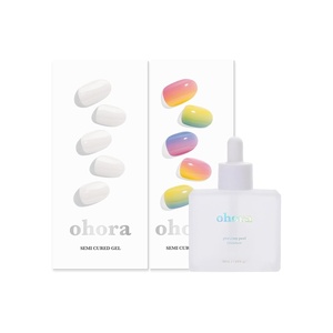 image:imageohora Semi Cured Gel Nail Set of 3 N Clean White amp N Pastel amp Easy Peel Remover  Professional SalonQuality Nail Care