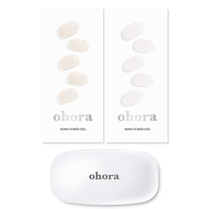 image:imageohora Semi Cured Gel Nail Set of 3 N Cream Cotton amp N Bare Crystal amp Gel Lamp  Professional SalonQuality Nail Care