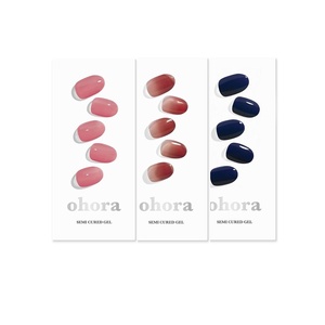 image:imageohora Semi Cured Gel Nail Set of 3 N Juliet amp N Fig Jam amp N Royal Navy  Professional SalonQuality Nail Care