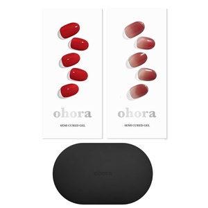 image:imageohora Semi Cured Gel Portable Starter Set N Addict amp N Fig Jam amp Portable Gel Lamp  Professional SalonQuality Nail Care