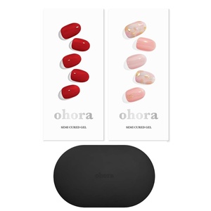 image:imageohora Semi Cured Gel Portable Starter Set N Addict amp N Lazy Sunday amp Portable Gel Lamp  Professional SalonQuality Nail Care