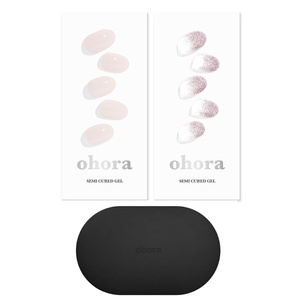 image:imageohora Semi Cured Gel Portable Starter Set N Cream Light amp N Basic Nails no3 amp Portable Gel Lamp  Professional SalonQuality Nail Care