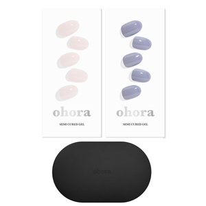image:imageohora Semi Cured Gel Portable Starter Set N Cream Light amp N Cream Cloud amp Portable Gel Lamp  Professional SalonQuality Nail Care
